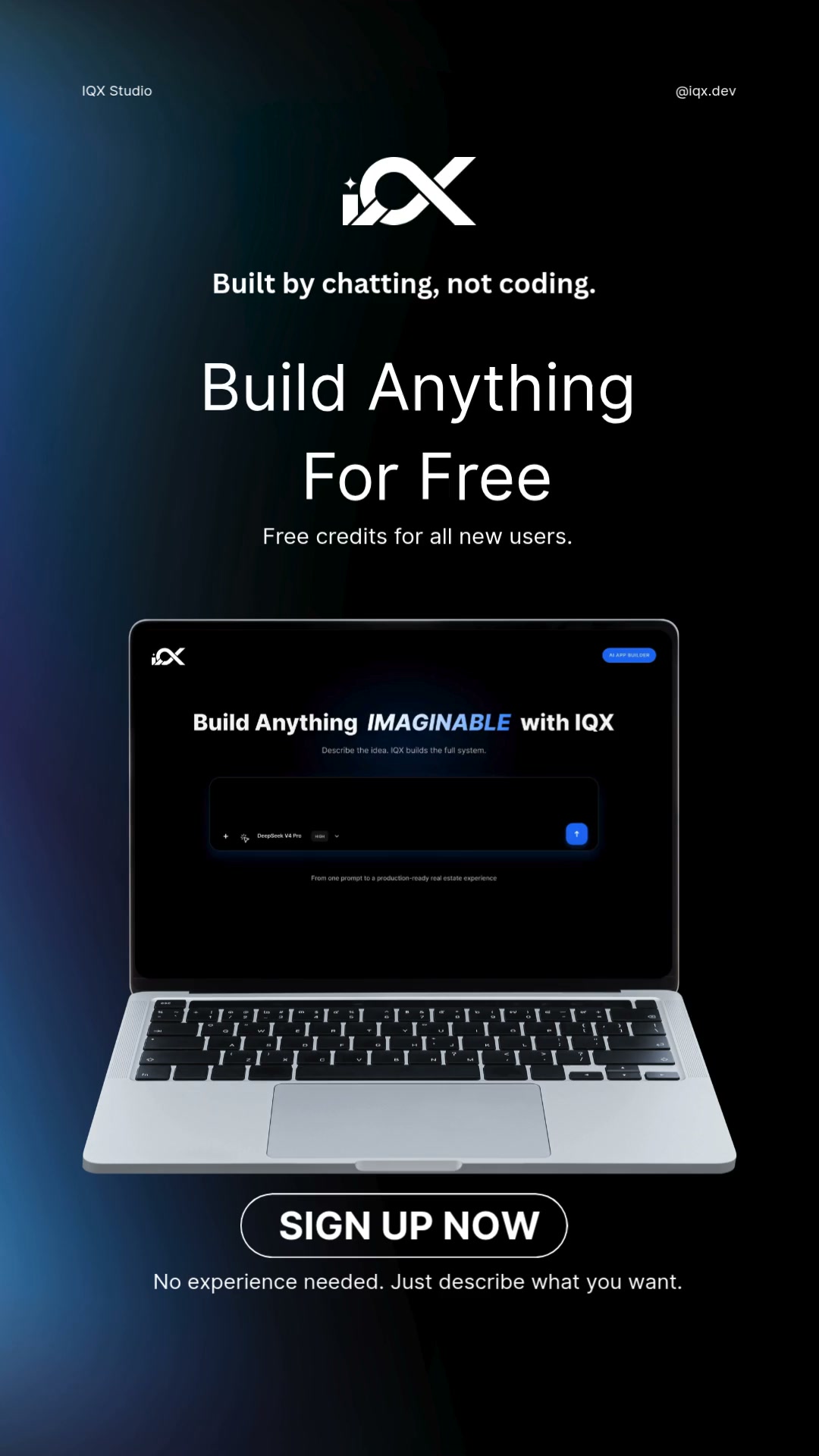 Turn Prompts Into Products With IQX. Try it for free.