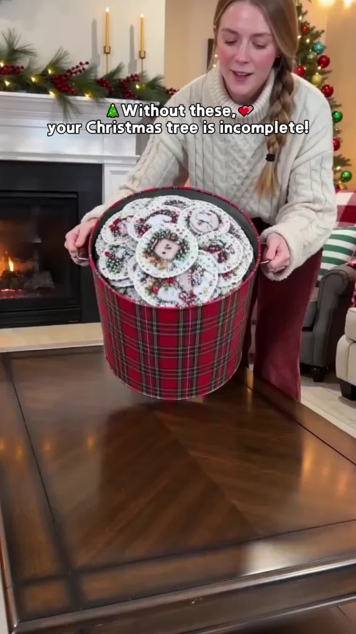Weihnachts-DIY: Diamantmalerei-Ornamente