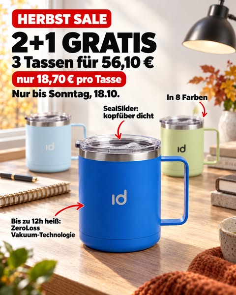 Herbst Sale: 2+1 gratis