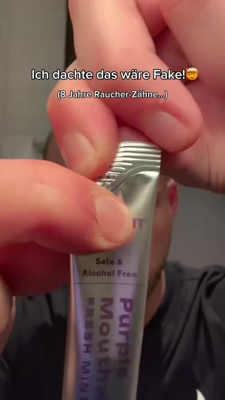 Frische Mundspülung