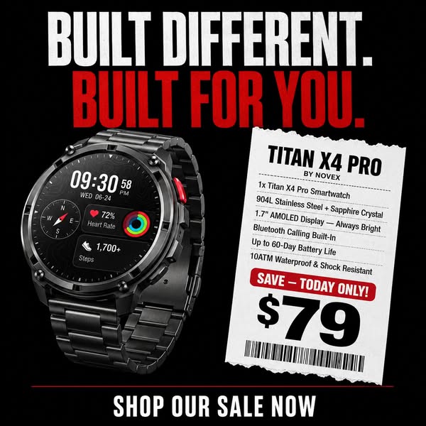 $79. GPS. 60-Day Battery. Waterproof. Calls & Notifications on your wrist. Health tracking 24/7.