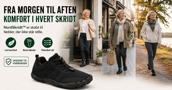 Vandafvisende barfodssko