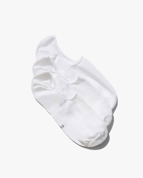 CDLP - 3 × Low Cut Socks - White