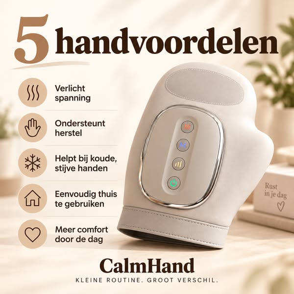 Geef je handen rust met de Zelori CalmHand!