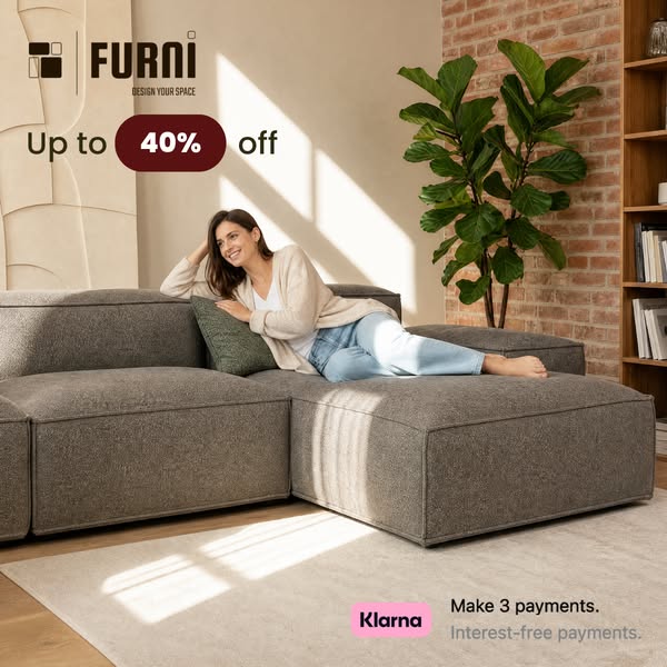Transform your living room for up to 40% off