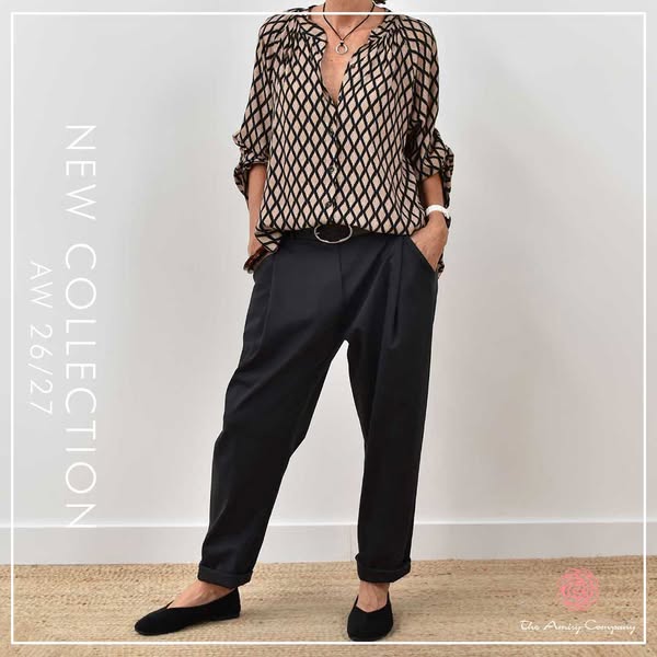 El estampado hace el look.
