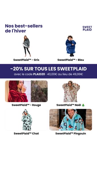 20% avec le code PLAID20