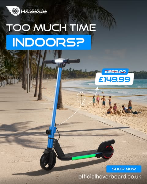 S31 Kids PRO ELECTRIC SCOOTER - LED Lights - 150W Power - High Performance