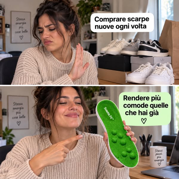 Il dolore cambia zona, ma può partire dai piedi