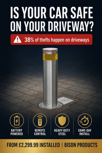 Stop Car Theft — Automatic Rising Bollard
