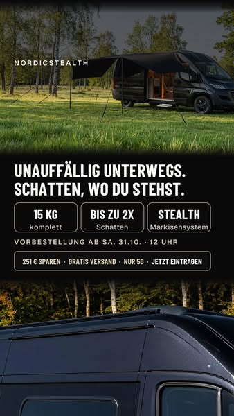 Passt die Markise an deinen Van?