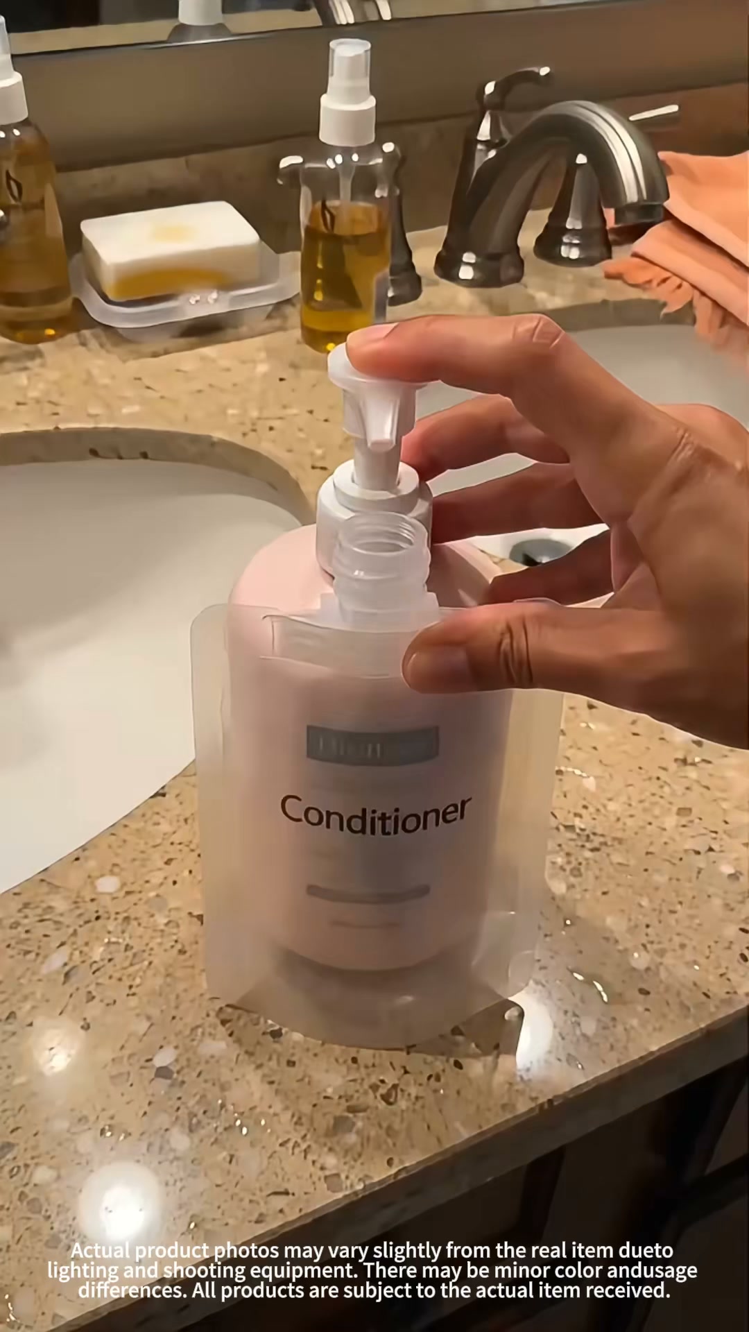 Portable Travel Fluid Makeup Packing Bag
