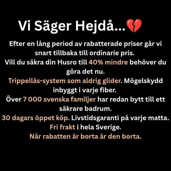Vänta inte tills olyckan sker.