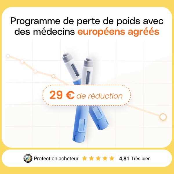 Programme de perte de poids – 29 € de réduction
