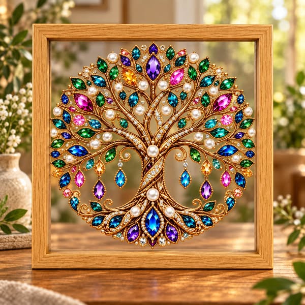 On SaleFramed Clear Diamond Painting Pearl Art Kit
