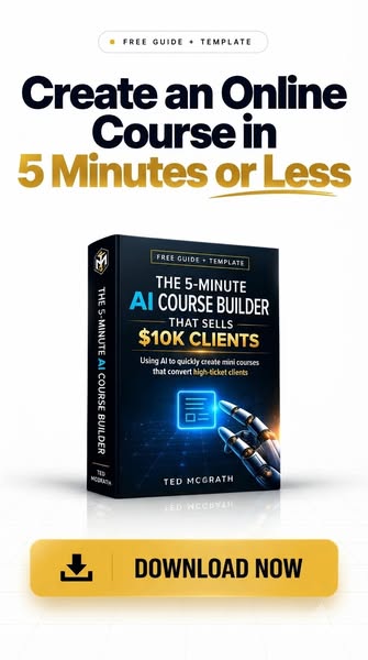 Build A Course In 5 Minutes using AI