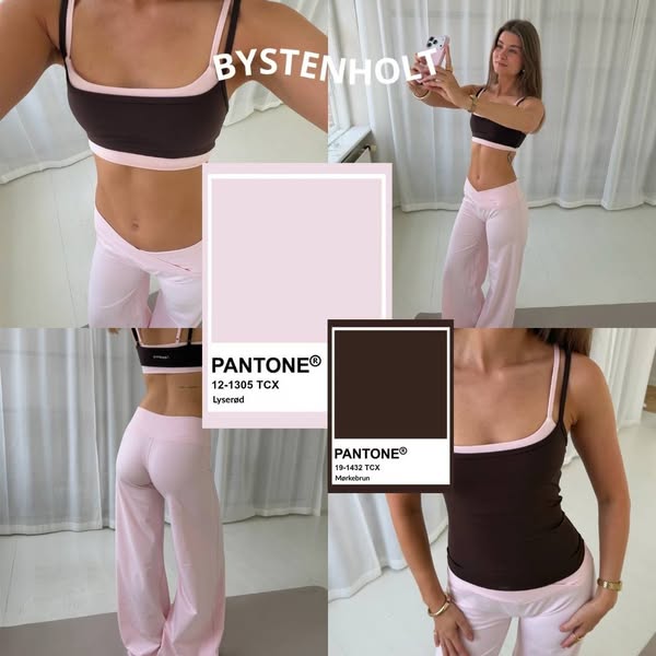 Active Wear - Lyserød/Mørkebrun