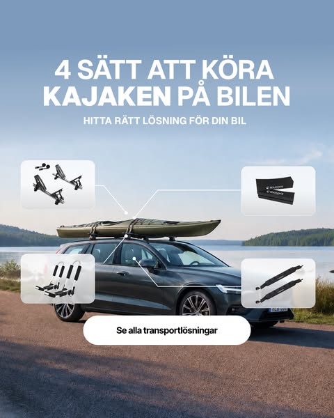 Smidig transport för kajaken