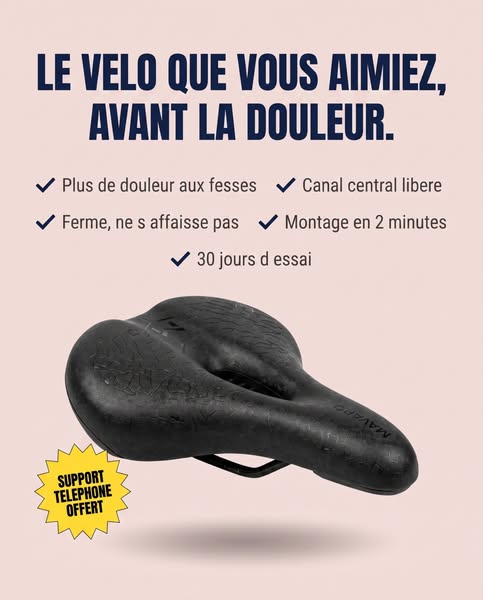 Support téléphone offert avec la selle