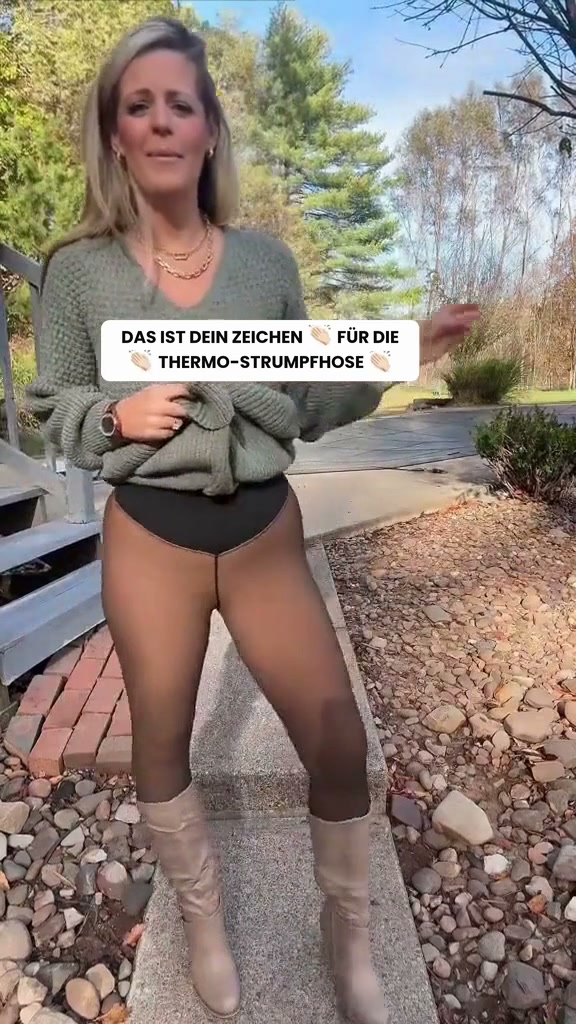 Die Thermo-Strumpfhose, die niemand sieht