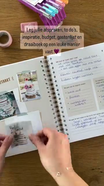 Alles voor jullie grote dag in één planner