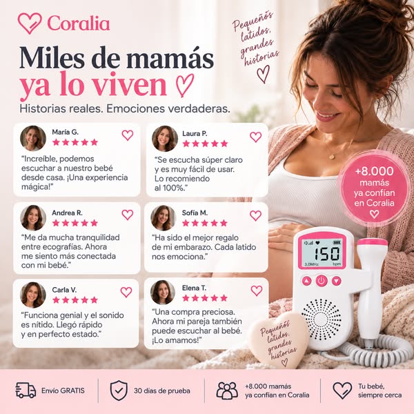 +8.000 mamás ya confían en Coralia