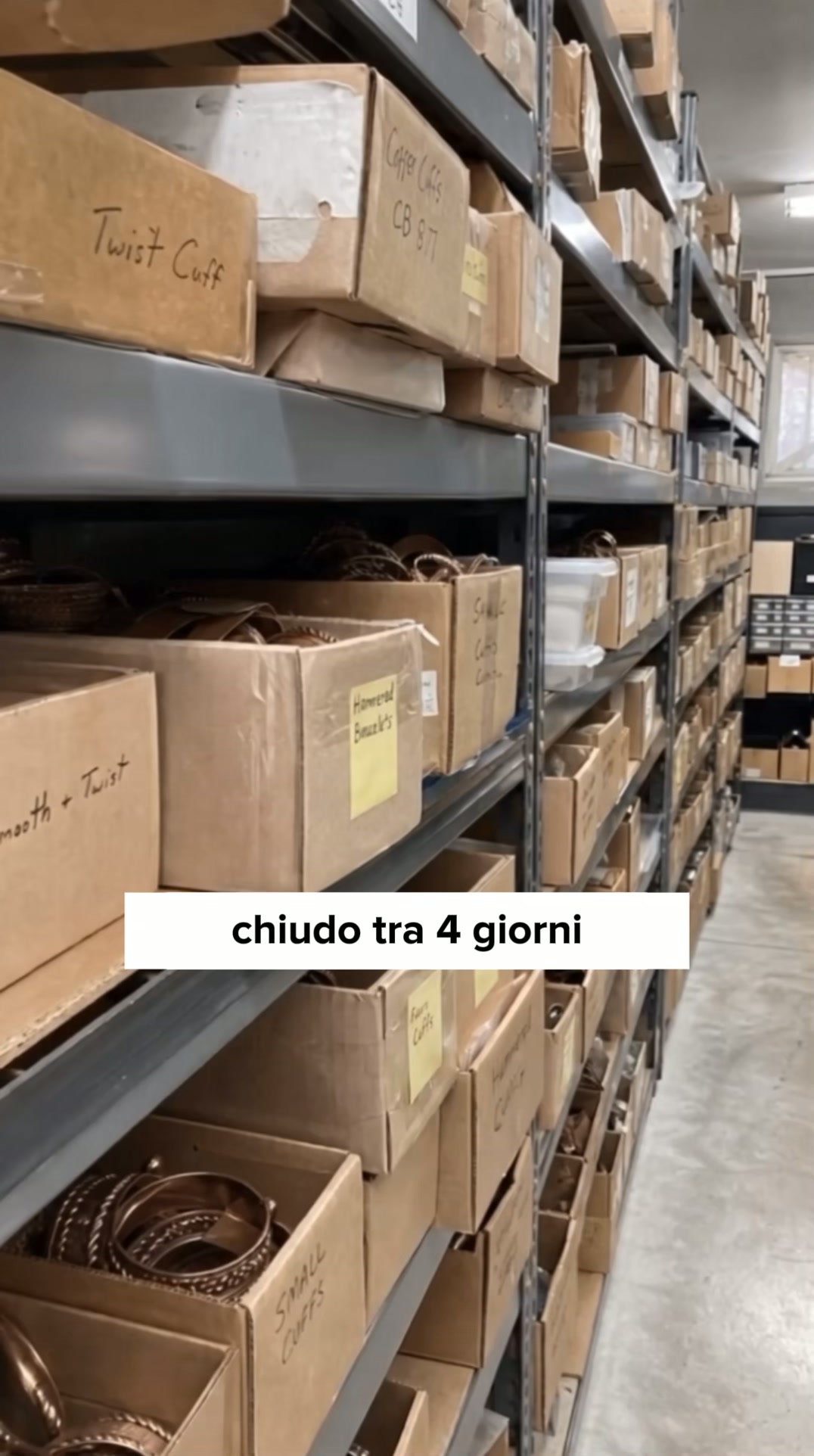 Sono rimasti pochi articoli in magazzino.