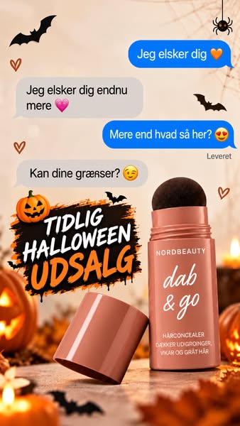 TIDLIG HALLOWEEN-UDSALG HOS NORDBEAUTY!