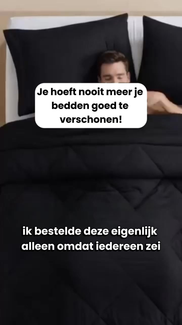 Bed opmaken in een handomdraai