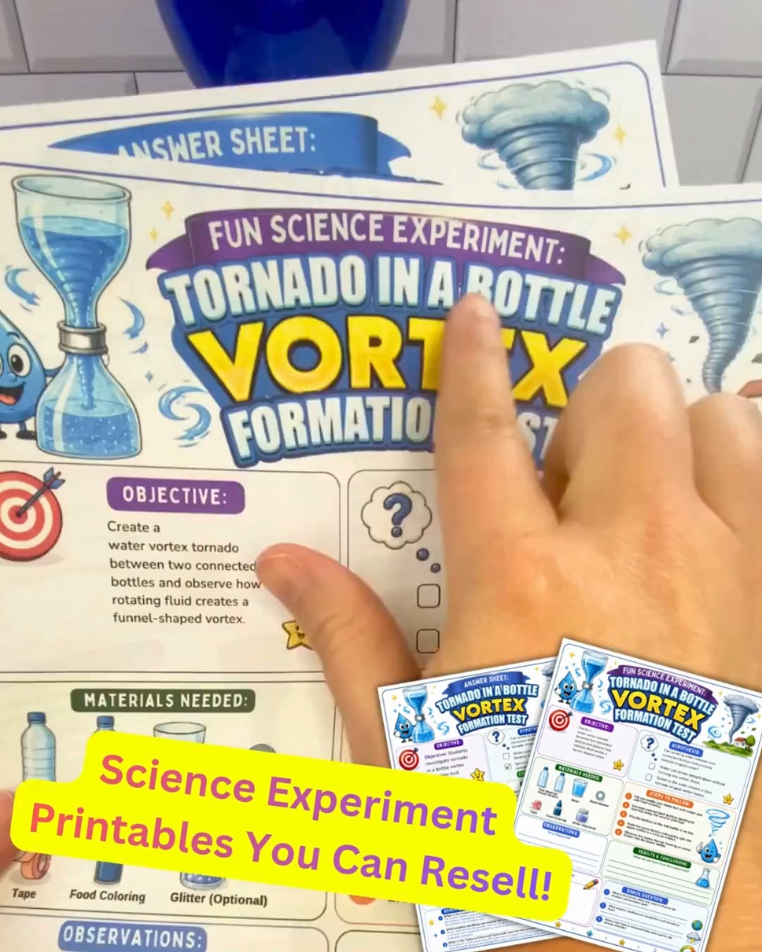 53 Science Printables Ready to Sell!