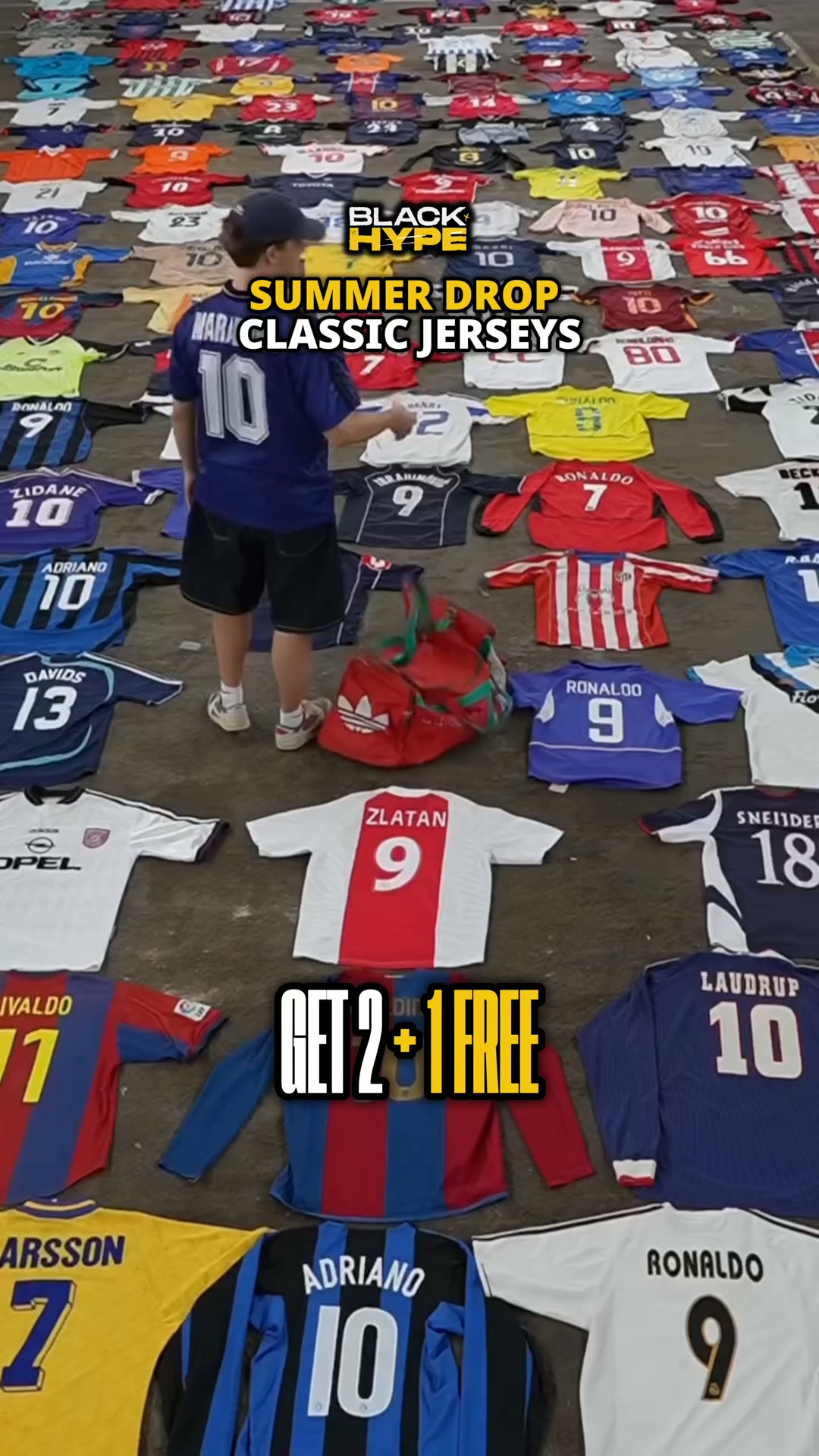 Retro shirts: get 3, pay for 2