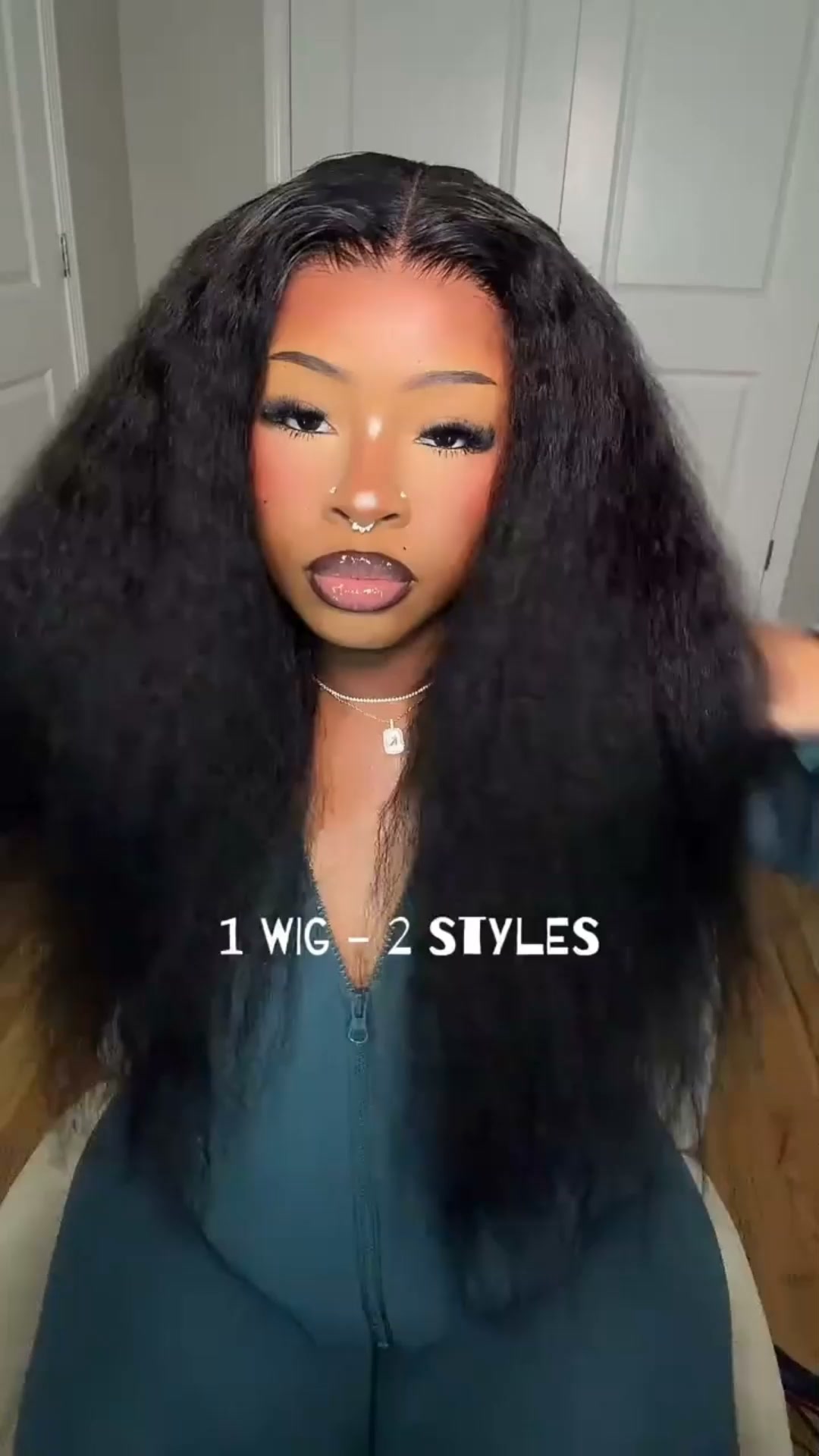 2-In-1 Kinky Straight To Curly Wet & Wavy