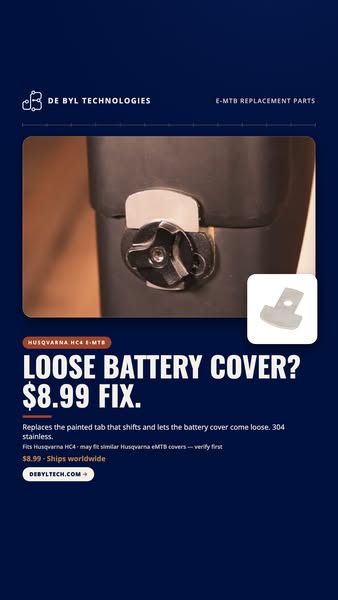 Husqvarna HC4 battery cover tab: $8.99