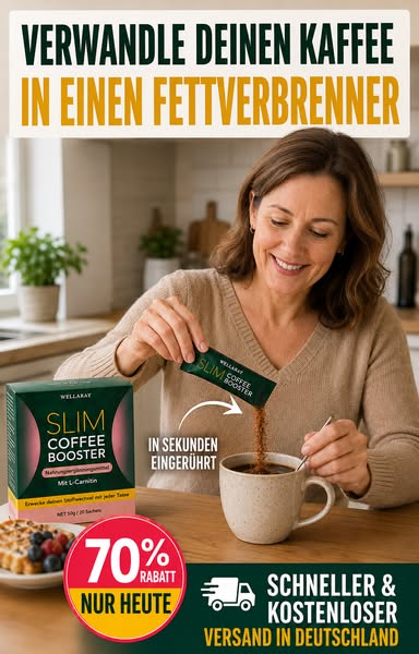 Jetzt 70 % Rabatt auf Slim Coffee Booster sichern.