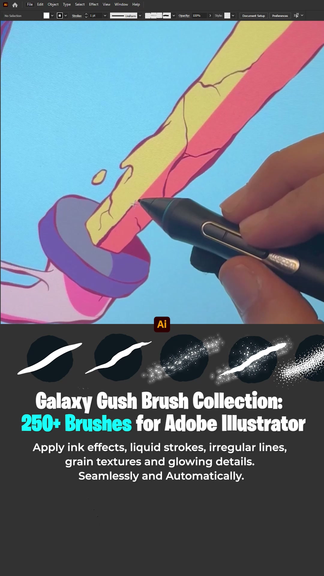 Galaxy Gush Bundle for Adobe Illustrator