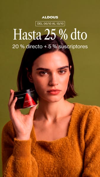 Hasta 25% en toda la web | Aldous