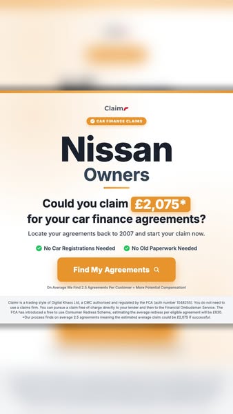 Was Your Nissan Finance Mis-Sold? Check Now