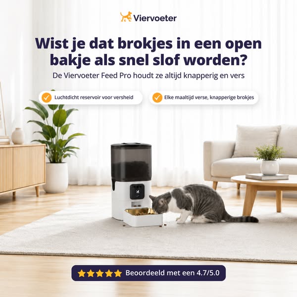 Nooit meer twijfelen of je huisdier gevoed is
