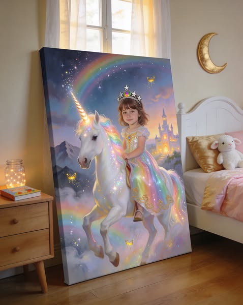 Magical Unicorn Portrait for Her