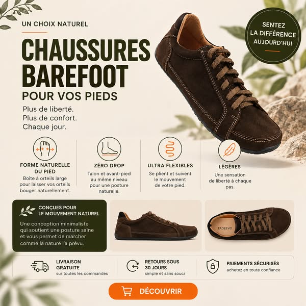 Vos pieds bougent. Vos chaussures aussi.