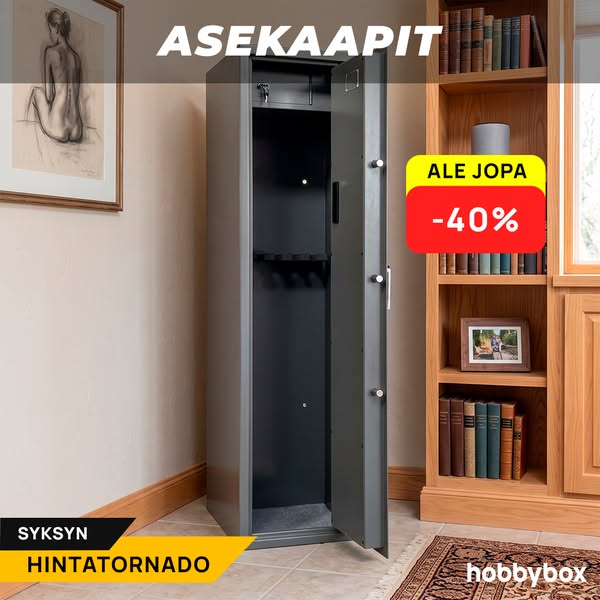 Asekaapit parhaaseen hintaan!
