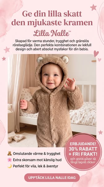 En liten nallebjörn att älska