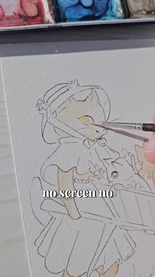 Paint your first ink cat this weekend