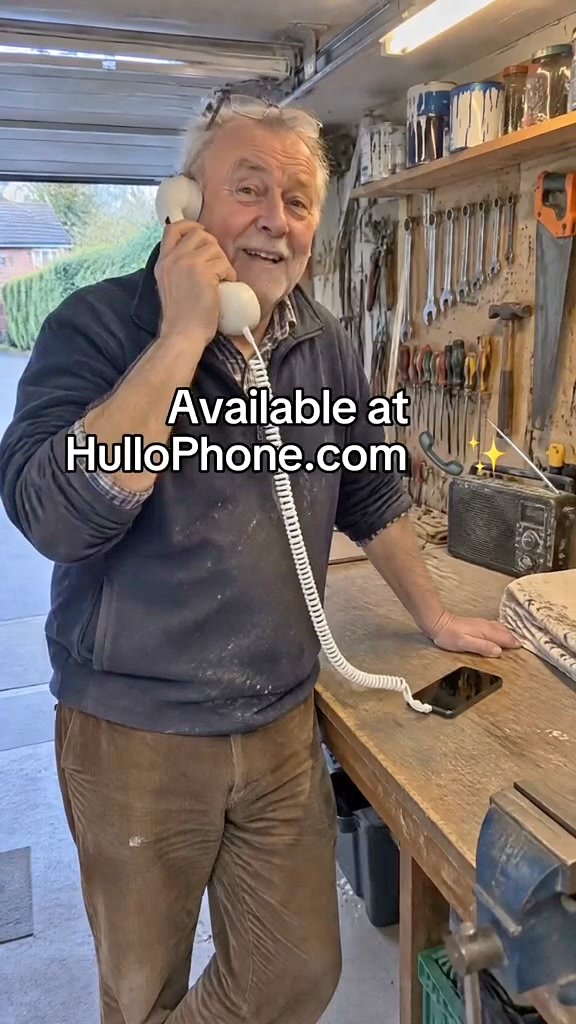 Retro Phone Handset for iPhone & Android | Vintage Type-C Wired Phone Receiver with Mic & Volume Control