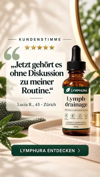 Geben Sie nicht Ihrem Lebensstil die Schuld – bringen Sie zuerst Ihr Lymphsystem wieder in Schwung.