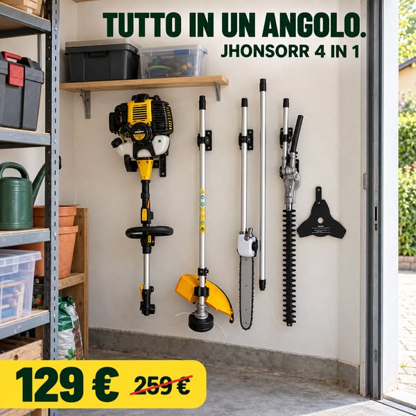 4 funzioni, meno ingombro: JHONSORR a 129,90€