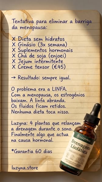 Não é gordura… É o seu sistema linfático bloqueado!