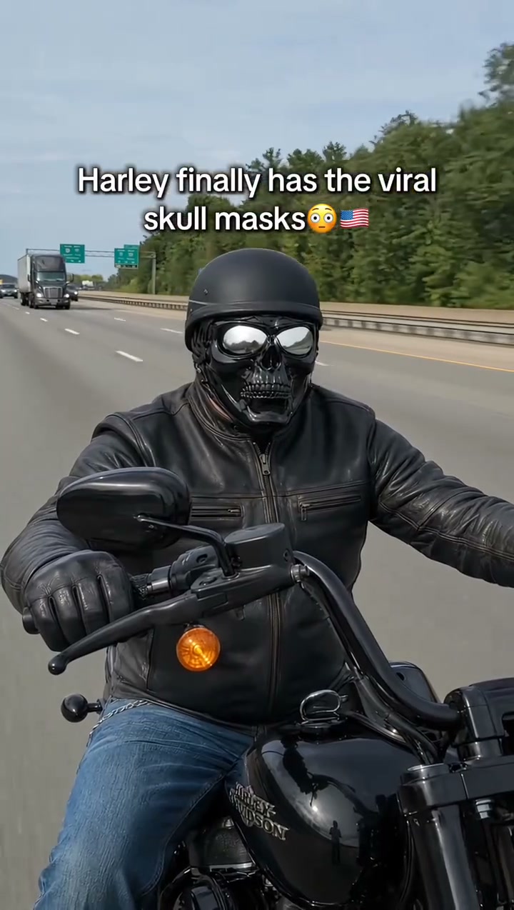 Skull Motorcycle Mask – Polarized Riding Goggles with Adjustable Strap