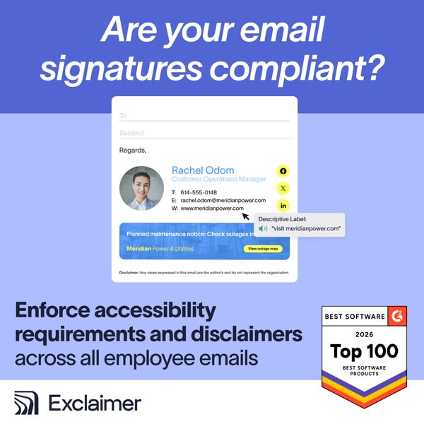 Are your email signatures compliant?