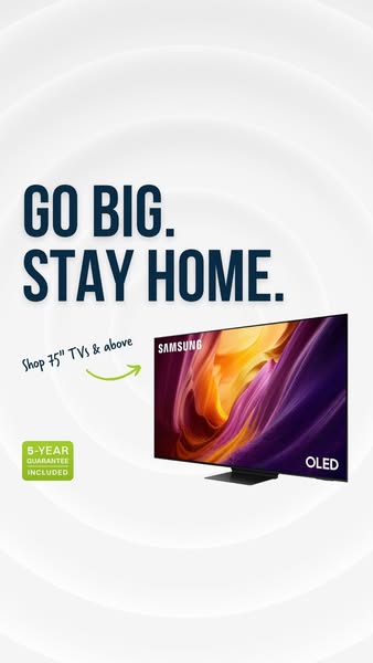 Upgrade To A Bigger TV